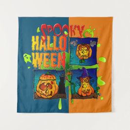 Spooky Halloween Wandteppich