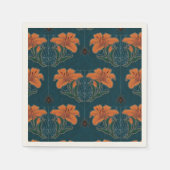 Spooky Halloween Whimsical Vintag Style Serviette (Vorderseite)