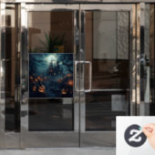 Spooky Halloween Window Cloning Fensteraufkleber (Büro Tür)