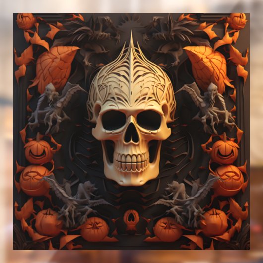 Spooky Halloween Window Cloning Fensteraufkleber (Blatt 2)