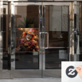 Spooky Halloween Window Cloning Fensteraufkleber (Büro Tür)