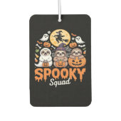 Spooky Halloween Witch Funny Horror Sloths Essenti Autolufterfrischer (Vorderseite)