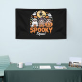 Spooky Halloween Witch Funny Horror Sloths Essenti Banner (Messeveranstaltung)
