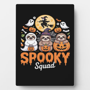 Spooky Halloween Witch Funny Horror Sloths Essenti Fotoplatte