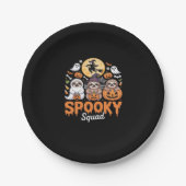 Spooky Halloween Witch Funny Horror Sloths Essenti Pappteller (Vorderseite)