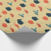 Spooky Halloween Wrapping Paper Geschenkpapier (Ecke)