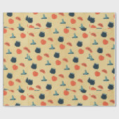 Spooky Halloween Wrapping Paper Geschenkpapier (Flach)