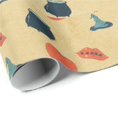 Spooky Halloween Wrapping Paper Geschenkpapier (Rolleneckpunkt)