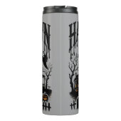 Spooky Halloweenown Spuk House Szene Thermosbecher (Rückseite)