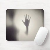 Spooky Hand auf Glasplatte Halloween Mousepad (Mit Mouse)