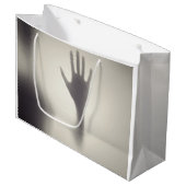Spooky Hand Große Geschenktüte (Vorderseite Schrägansicht)