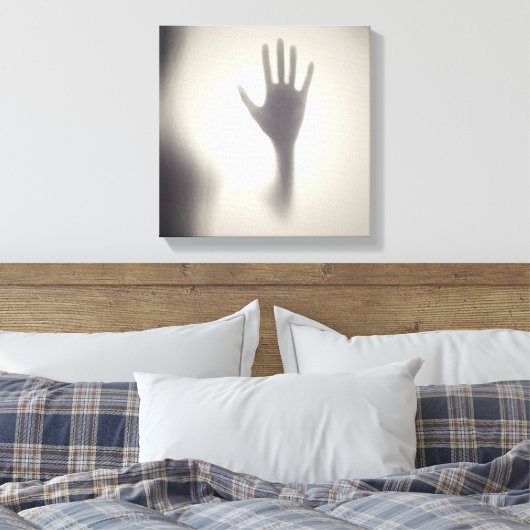 Spooky Hand Leinwanddruck (Insitu (Schlafzimmer))