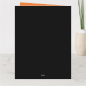 Spooky Happy Ghost Boo-schöne Halloween Karte (Rückseite)