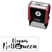 Spooky Happy Halloween Custom Rubber Briefmarke Permastempel (Beispiel)