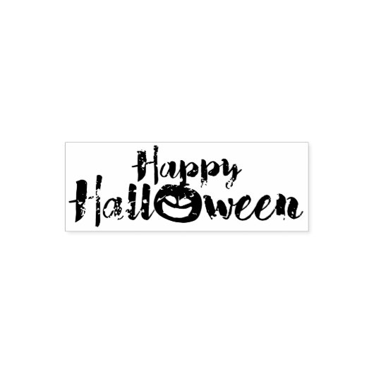Spooky Happy Halloween Custom Rubber Briefmarke Permastempel (Design)