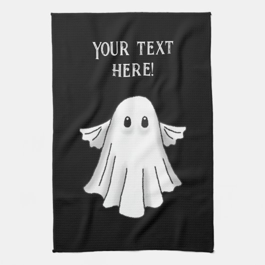 Spooky Happy Halloween Geschirrtuch (Vertikal)