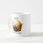 Spooky Happy Halloween Kaffeetasse (Vorderseite Links)