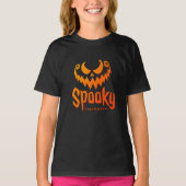 Spooky Happy Halloween Kostüm für Mädchen T - Shir T-Shirt (Vorderseite)
