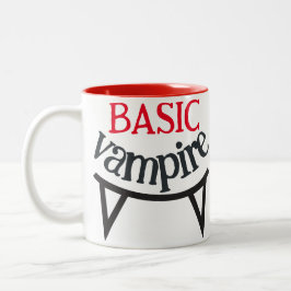 Spooky Happy Halloween Party Basic Vampirzähne Zweifarbige Tasse