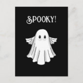 Spooky Happy Halloween Postkarte (Vorderseite)