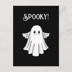 Spooky Happy Halloween Postkarte