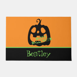 Spooky Happy Halloween Pumpkin Fußmatte