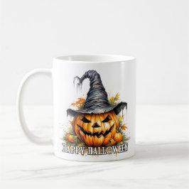 Spooky Happy Halloween Pumpkin Kaffeetasse