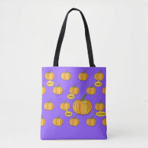 Spooky Happy Halloween Pumpkin Patch Tasche