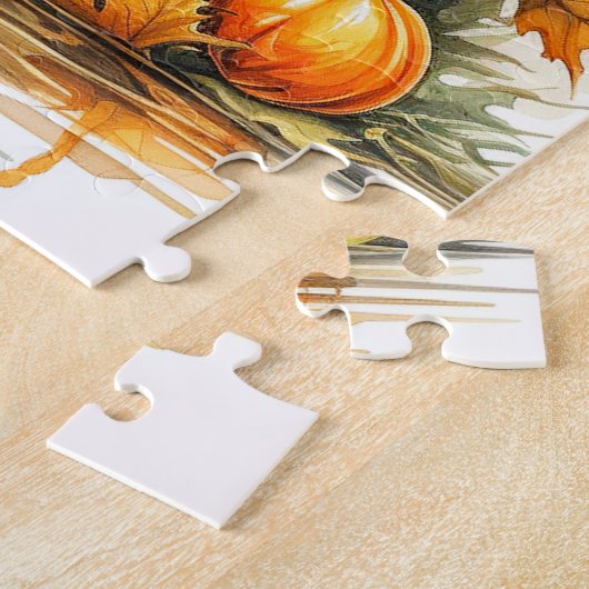 Spooky Happy Halloween Pumpkin Puzzle (Seite)