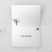 Spooky Happy Halloween Spuk House Karte (Innenseite)