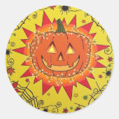 Spooky Happy Halloween Sticker (Vorderseite)