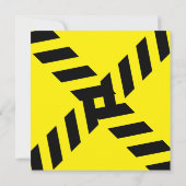 Spooky Happy Halloween Sticker Einladung (Rückseite)