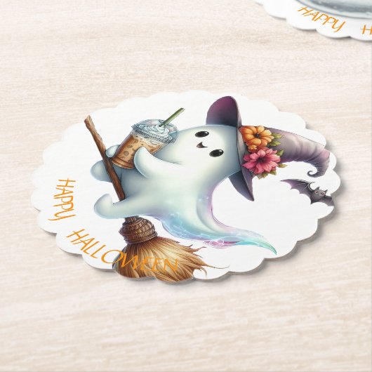 Spooky Happy Halloween Untersetzer (angewinkelt)