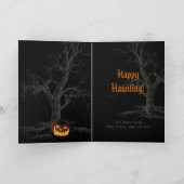 Spooky Happy Haunting Halloween Card Karte (Innenseite)