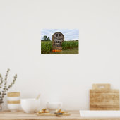 Spooky Hay Bale Poster (Küche)