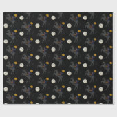 Spooky Headless Horseman Sleepy Hollow Halloween Geschenkpapier (Flach)