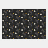 Spooky Headless Horseman Sleepy Hollow Halloween Geschenkpapier Set (Vorderseite)