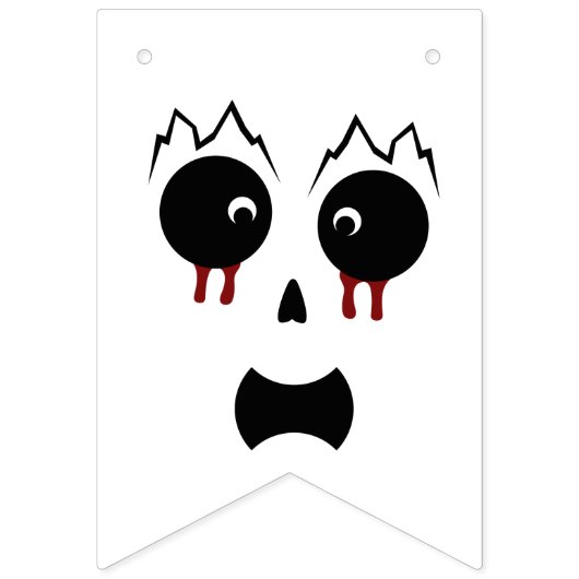 Spooky Heads Halloween Set Wimpelkette (Zweite Fahne)