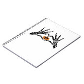 Spooky Heart Hands Classic Notizblock (Linke Seite)