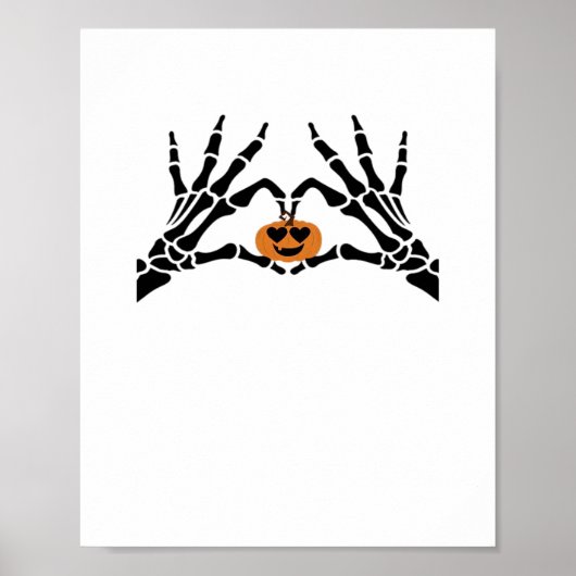 Spooky Heart Hands Classic Poster (Vorne)