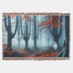 Spooky Herbstwald mit Gespenst Decke