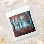 Spooky Herbstwald mit Gespenst Geschenktütchen (Ausgeschnitten)