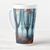 Spooky Herbstwald mit Gespenst Milchtasse (Linke Ecke)