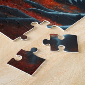 Spooky Herbstwald mit Gespenst Puzzle (Seite)