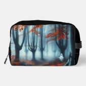 Spooky Herbstwald mit Gespenst Waschbeutel (Rückseite)
