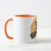 Spooky Hexe auf Broomstick Tasse (Links)