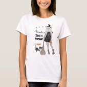 Spooky Hexe Halloween White T-Shirt (Vorderseite)