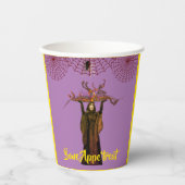 Spooky Hexe Pappbecher (Vorderseite)