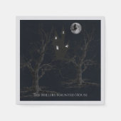 Spooky Hexen Forest Serviette (Vorderseite)