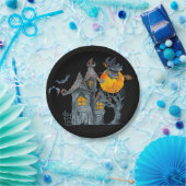 Spooky Hexen Halloween Pappteller (Party)